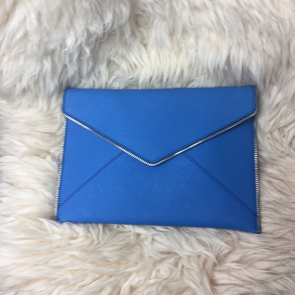 Rebecca Minkoff Electric Blue Envelope Clutch